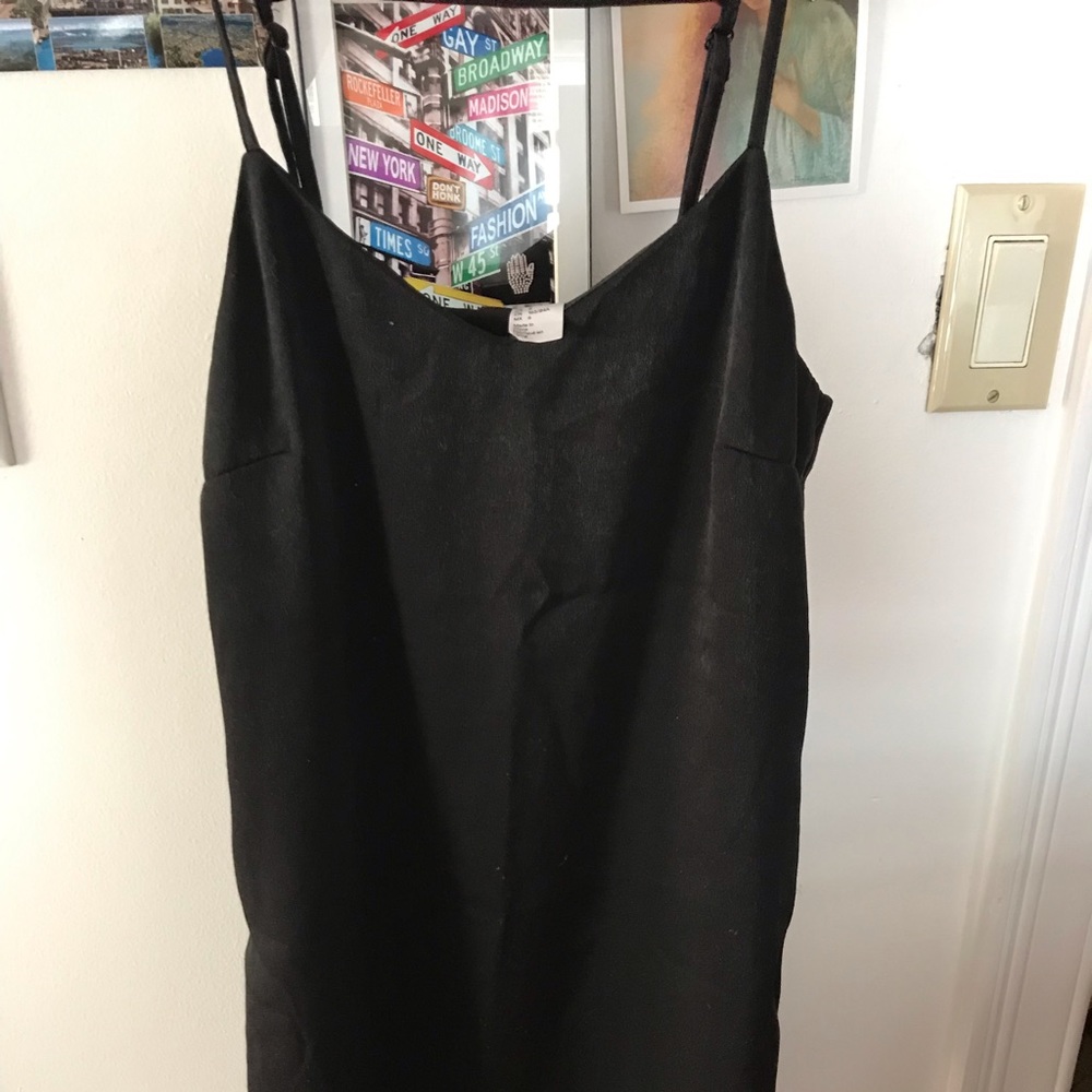 Mini black dress